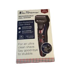 Ben Sherman Foil Shaver in Navy and Red Stripe